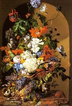 unknow artist Floral, beautiful classical still life of flowers.130 oil painting picture